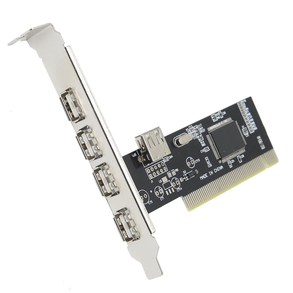 PCI Expansion Card To 4 Port USB2.0 Hub Adapter HighSpeed Converter Universal PC Accessories