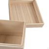 Craft Storage Organizer Wooden Boxes for Mini Items