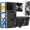 Case - E.F.CONNECTION - for Xiaomi 14T Pro - Shockproof - Rigid - Camera Protection with Tempered Glass