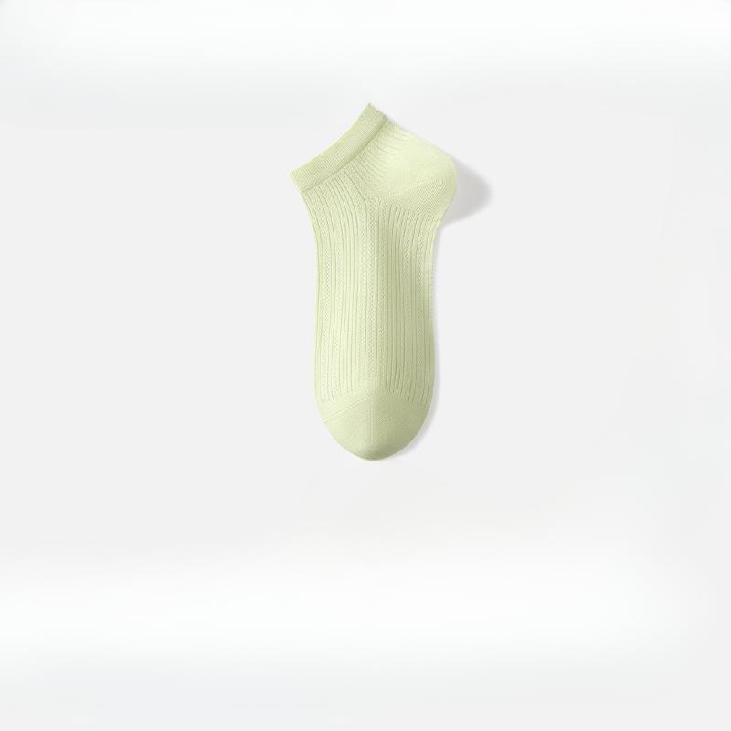 Female Summer Thin Style Cool Feeling Absorbs Sweat Breathable Short Boat Socks