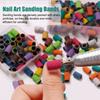 75/210Pcs Sanding Bands Nail Sanding Bands Multi-functional Sanding Bit Nails  Nail Salon