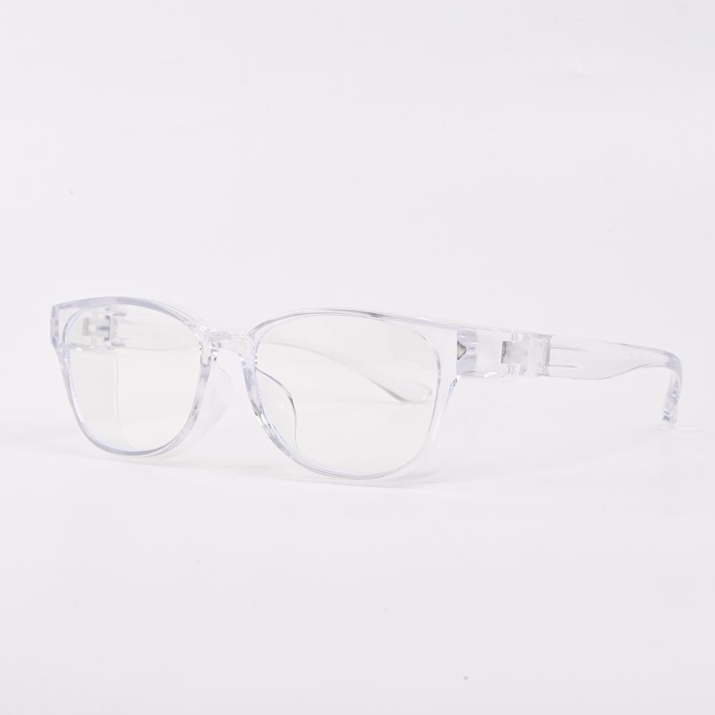 2PCS  Clear Safety Glasses Women Square Anti Fog Blue Light Blocking Glasses Scratch Resistant Work Glass For Men & Nurse