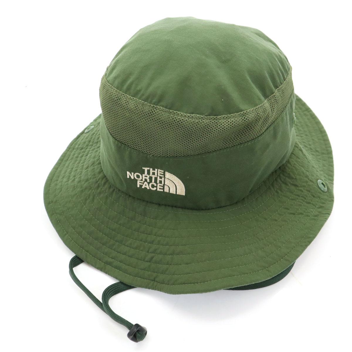 

THE NORTH FACE Nylon hat S khaki Outdoor NN80005 Mesh Lining Women Used