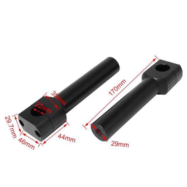 Deepa Ribusu Universal Handlebar Genuine Compatible 22.2mm Post, Replacement, Custom, Repair, (Plated) [Used]