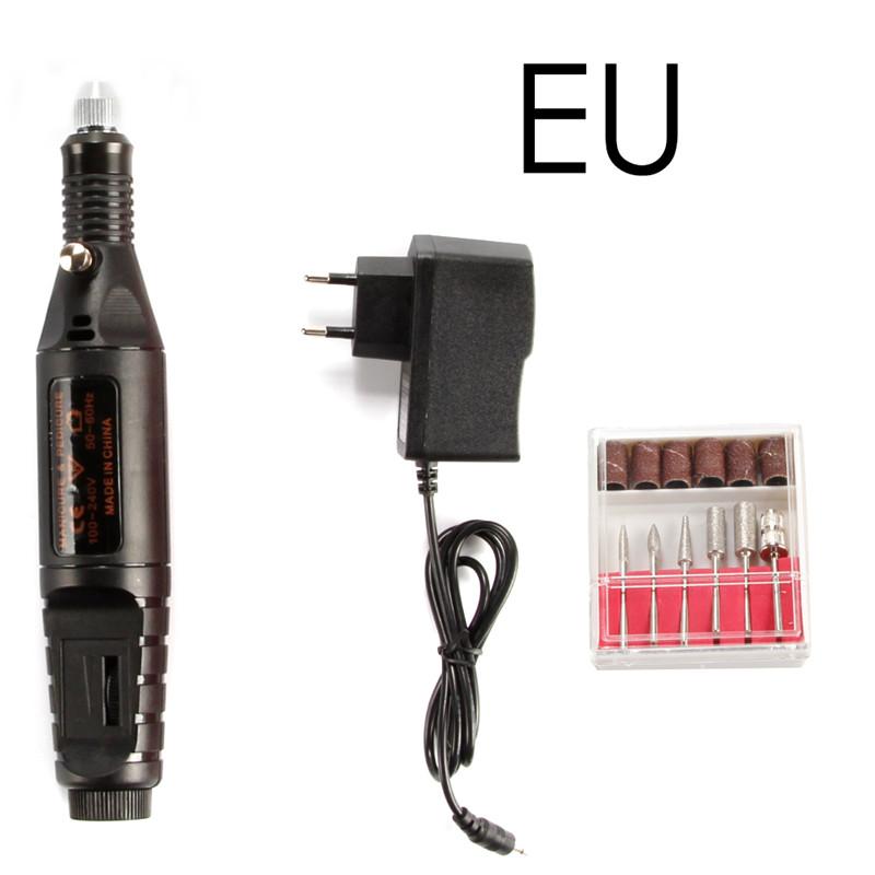 12W vrtačka na nehty Elektrický stroj na manikúru 20000 ot./min. Pilník na nehty se strojem na manikúru a pedikúru Speed Nástroje na nehty