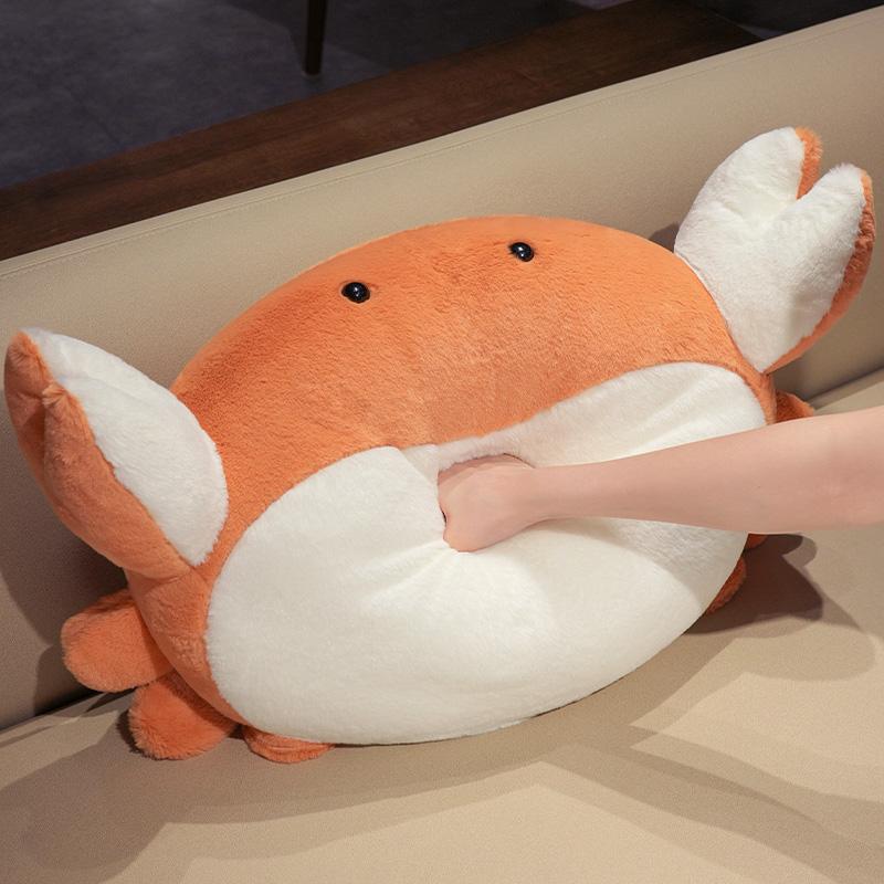 50/70cm Simulation Bread Crab Plush Throw Pillow Toy Cute Stuffed Animals Sea Ocean Crab Plushies Cushion Soft Kids Toys Gifts
