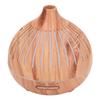 Essential Oil Diffuser Humidifier with Colorful Lights Wood Grain Quiet Remote Control Auto Shut