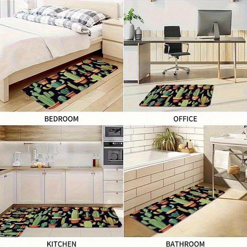 1PC Nectar Visitor Pattern Kitchen Rug Non-Slip Door Mat Pop design Bathroom Rug Bath Mat Carpet for Home Sink Laundry ecoreeree