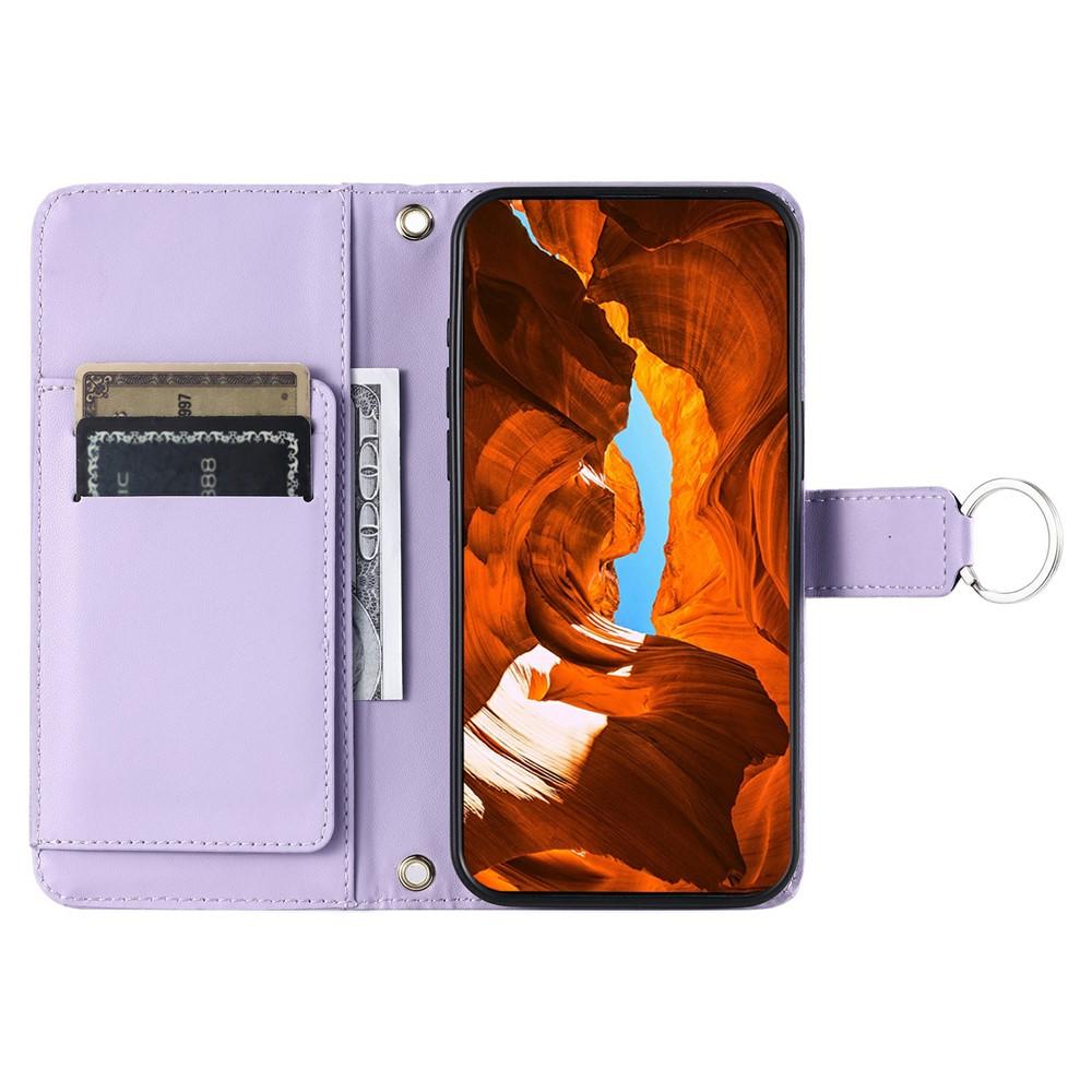 Wallet Case for Magic 8 Lite - Leather/PU, Purple, With Ring