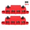 Caravan RV Power Distribution Block 4 Ways 48V 250A DC Bus Bar Electro Junction For Boat Truck Car Accessories M8 M10 Studs