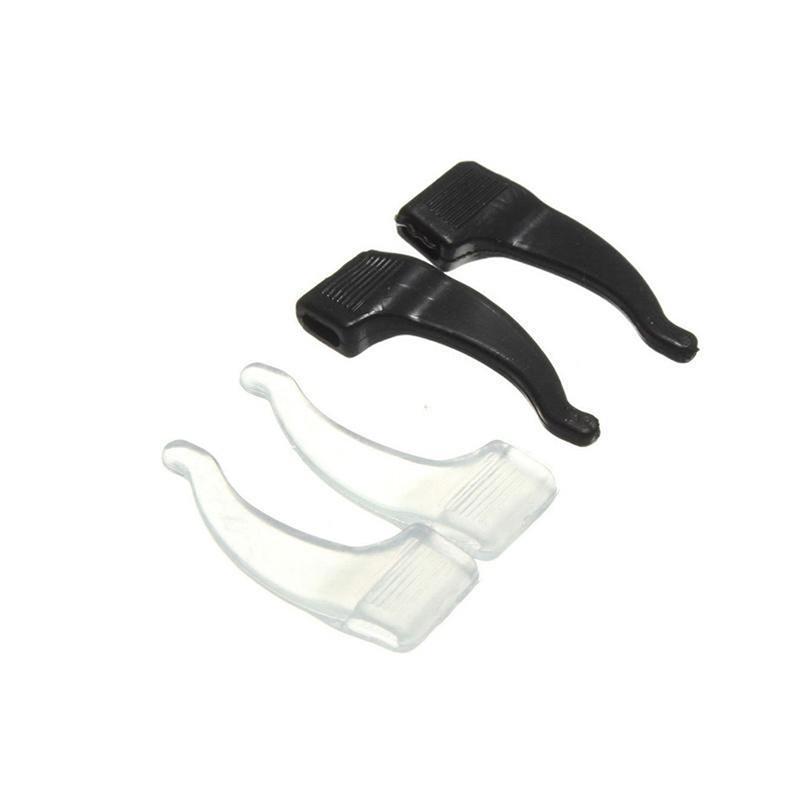 5 Pair Glasses Ear Grip Anti-slip Cover Anti-lost Silicone Ear Hook Glasses Legs Sleeve Holder Glasses Rubber Ring Accessories