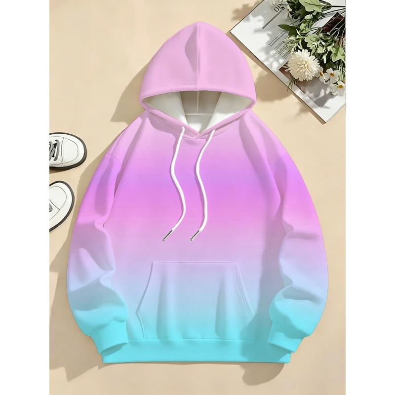 Women's Long Sleeve Hooded Sweatshirt, Outdoor Casual Top