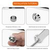 4 Set Mailbox Lock  Cylinder Cams Lock with Key  Cupboard Door Lock Quick Fixing Upgrades for Office Cabinets &  Door