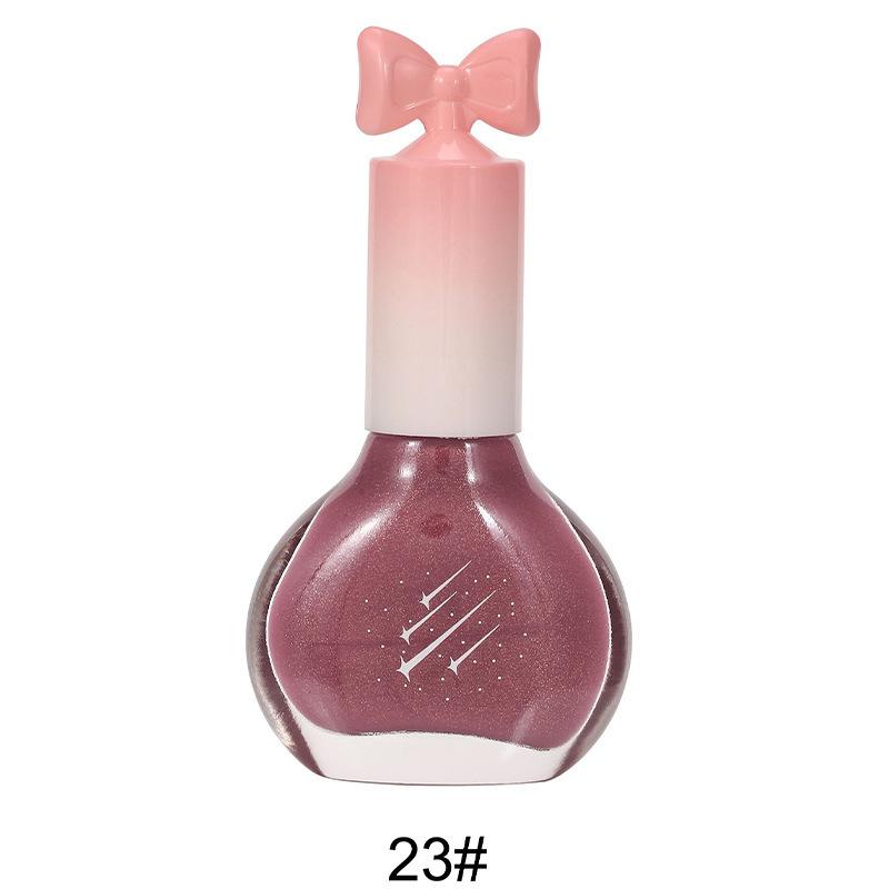 Nail Polish No Bake Oily Fast Drying Non-tearable Nude Color Long Lasting Waterproof Nail Polish