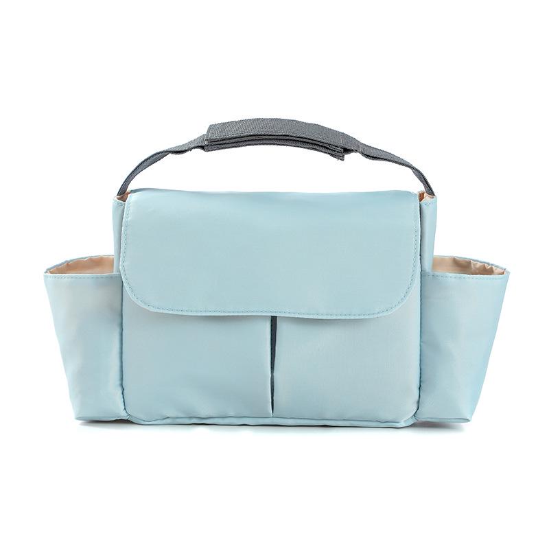 Waterproof Nylon Multifunctional Stroller Hanging Bag - Large Capacity Baby & Mom Storage Bag