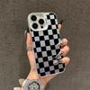 Modern Geometric Checkered Pattern Phone Case For iPhone 11 12 13 14 15 16 Pro Max 7 8 14 15 16 Plus X XR XS Max Protection Case