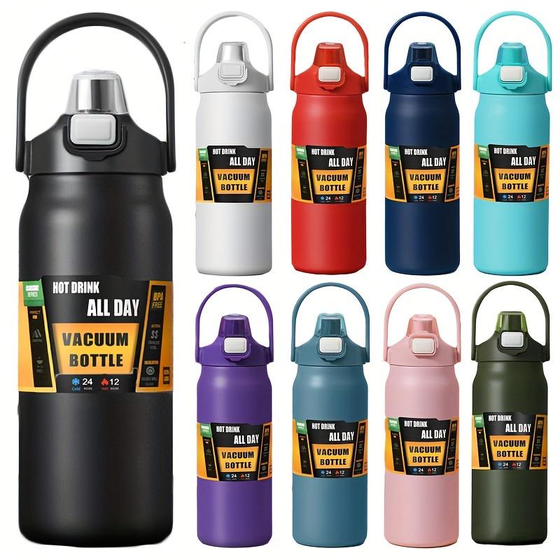 Edelstahl Thermoflasche 2.5L Großes Fassungsvermögen Thermo Wasser Tragbar 2500ml Vakuumbecher Thermos Isolierbecher 2L Becher 84oz