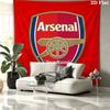 Arsenal F Custom Name Wall Tapestry Aesthetic Wall Hanging Printed Fabric Blanket Decorative Tapestries for Bedroom Living Room Home Decor