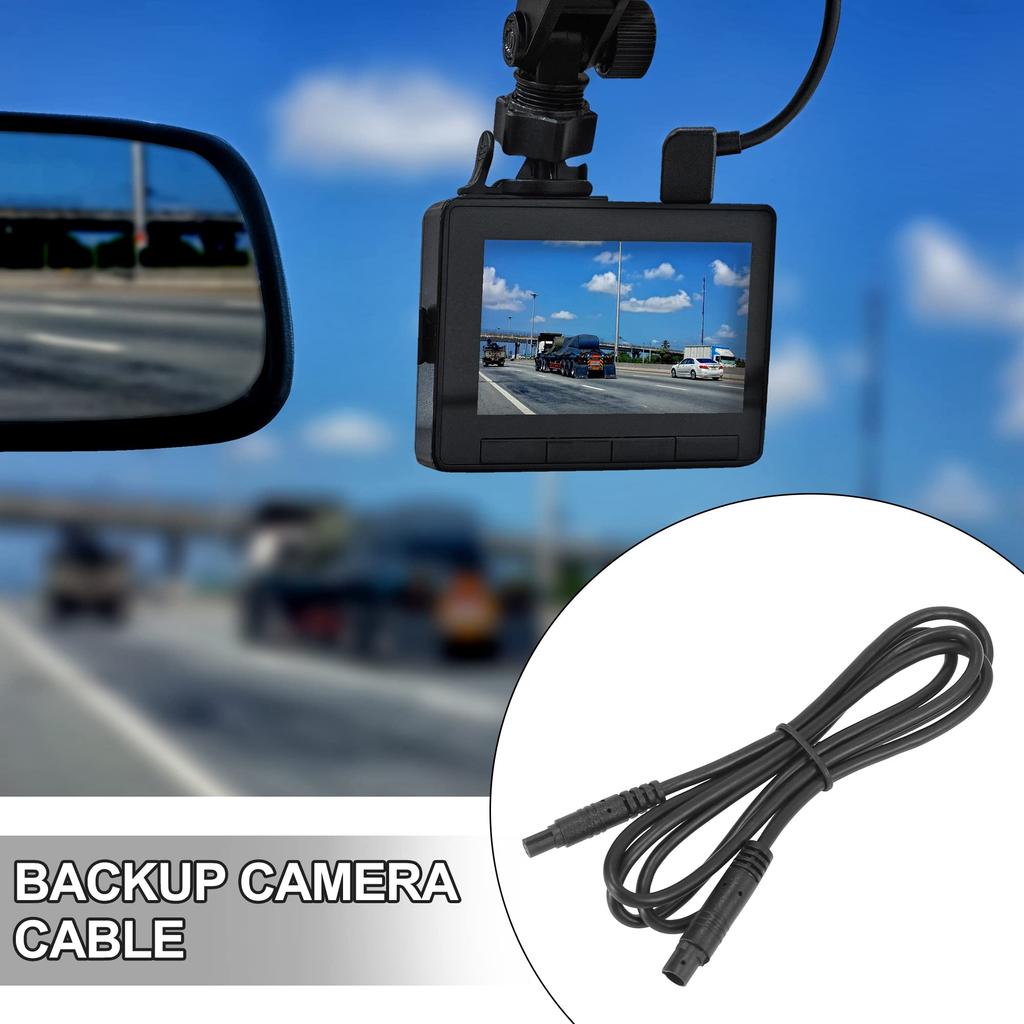 X AUTOHAUX Backup Camera Cable Extension Cable Dash Camera Cord Rear View Camera 5 Pin 1 Meter