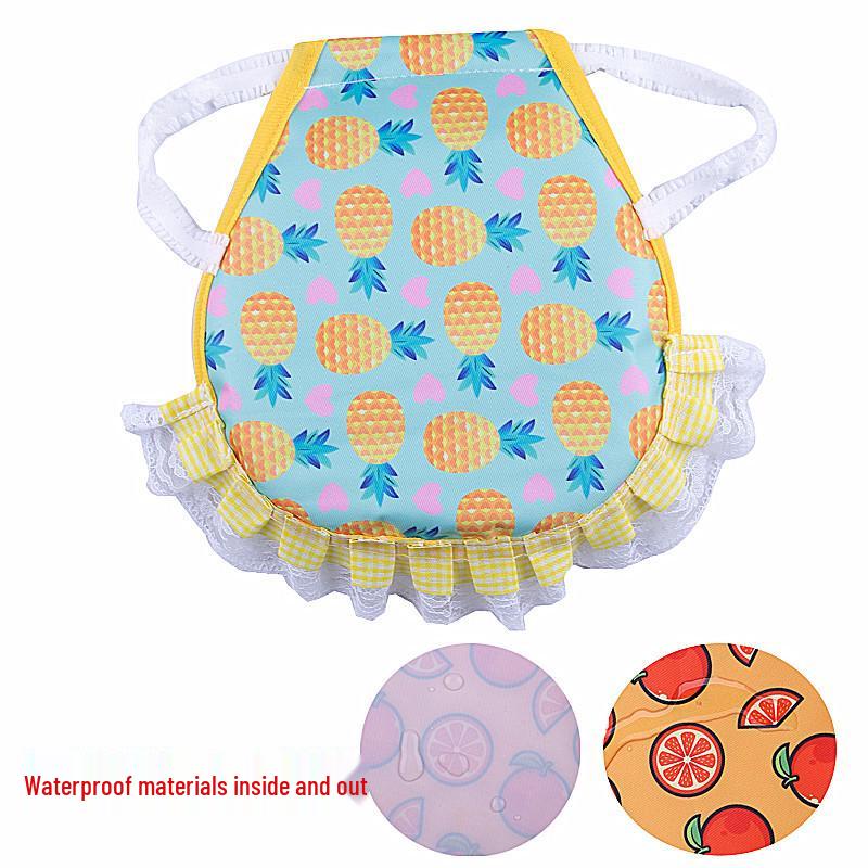 Dual-Layer Hen Saddle Apron with Feather and Back Protector