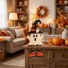 Rustic Halloween Ghost Standing Signs Decorative 2D Flat Ghost Sign  for Living Room