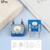 5Pcs 10K/100K Vertical Adjustable Potentiometer CA14NV17.5 10KA2020LV10 Adjustable Resistance Potentiometer