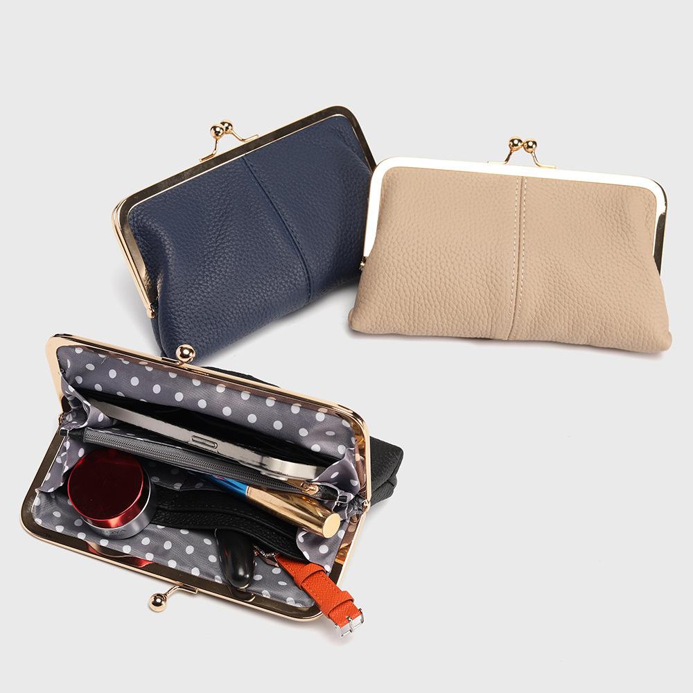 Damen Clutch Leder Mode Neue Tasche