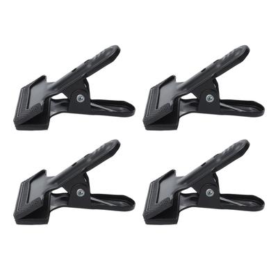 4pcs Woodworking A Clip Heavy Duty Anti Slip Metal Wide Mouth Spring Clamps for Photography