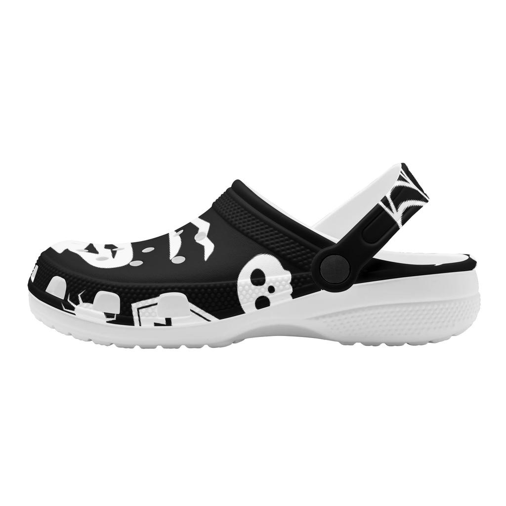 Unisex Color Print EVA Garden Clogs Soft Lightweight Breathable Slip On Shoes Beach Pool Bathroom Home Outdoor Sandals