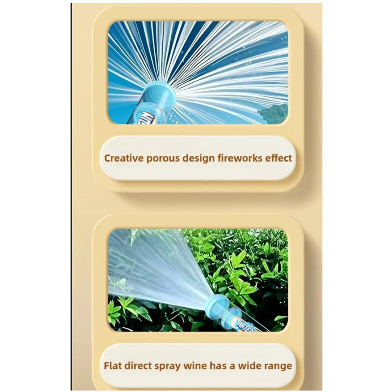 Fireworks Spray Water Pull-Back Water Gun Outdoor Splash Games for Pool Lawn Activities Kids Summer Interactive Water Spray Toys