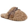 UGG Maxi Comfortable Thick Sole Non-Slip Open-Toe Slippers Women slippers Brown 1158266-CHE