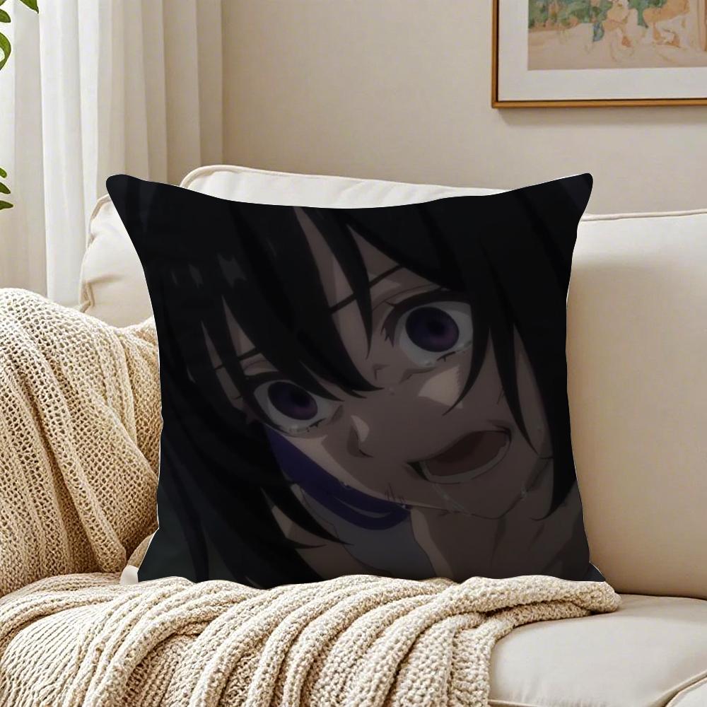 Anime UUnnamed Memory Act 2 Cushion Cover Linen Pillowcase Soft  for Sofa Bed Home Room Decor