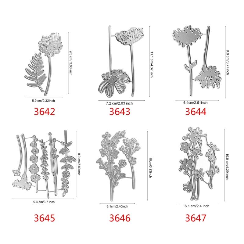 Leaf Flower Metal Cutting Dies DIY Craft Carbon Steel Embossing Template Stencil Scrapbooking for Card Die Cuts Mold
