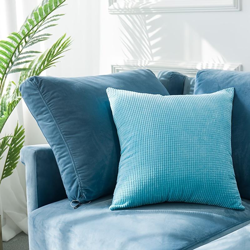 1pc 17.72×17.72inch Corduroy Big Corn Kernel Plush Cushion Cover Sofa Pillow Cover Home Bed Decoration