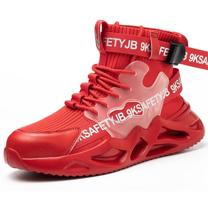 Safety Shoes Men Steel Toe Work Shoes Puncture Proof Sneaker Man Industrial Work Safety Boots Breathable Protective Boot