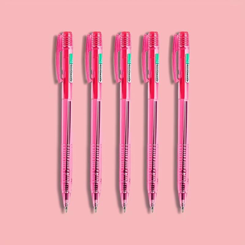 10/5pcs Push Ballpoint Pen 0.7mm Office Writing Ballpoint Pen, Smooth Writing, for office and student writing, Retractable point