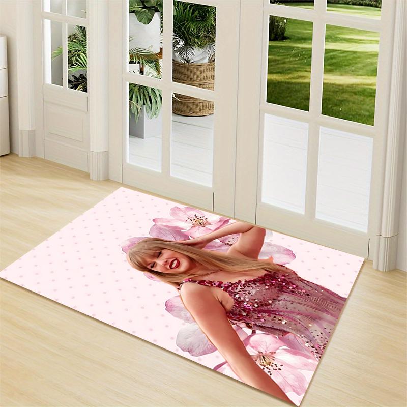 Floral Fantasy Fashion Carpet Rug Soft Washable Antislip Home Living Room Sofa Mats Personalized Christmas Rug