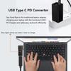 PD 100W Laptop Power Charger Supply Adapter USB Type-C Female To DC Male Jack Plug Converter for ASUS 19V 20V HP 19.5V Dell