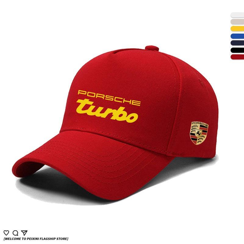 

Для Porsche Turbo Macan Принти Емблема Літня Спортивна Кепка для Бігу Кепки Бейсболки Регульована Повсякденна Кепка від Сонця Аксесуари