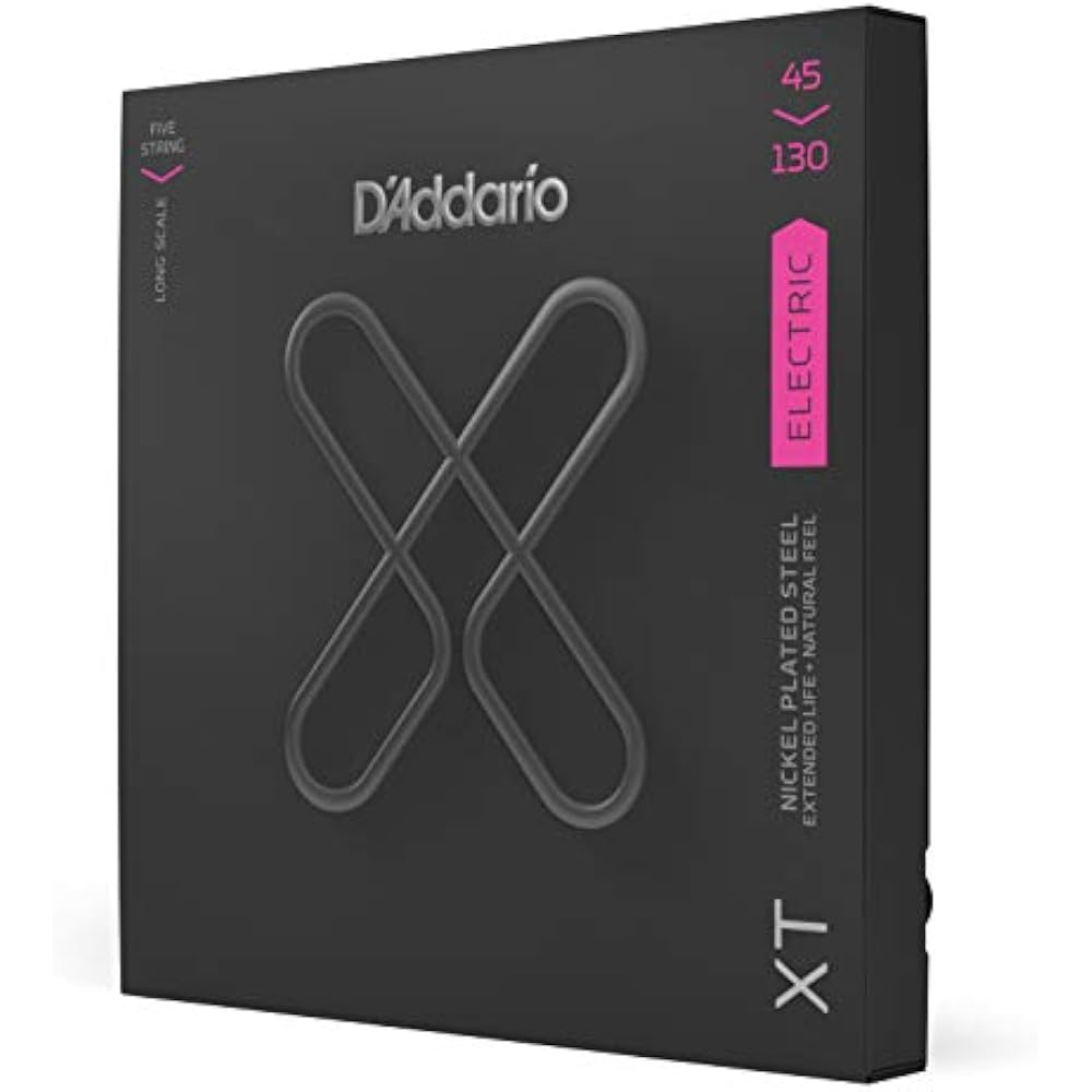 D'Addario Daddario Bass Strings XT Coated Strings Long Scale 5 Strings .045-.130 XTB45130 [Domest...