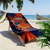 NY Knicks Print Beach Towel, Large Soft Quick Dry Towel for Beach Camping Swimming