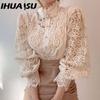 Women's Fashion Casual Solid Color Print Long Sleeve Blouses & Shirts