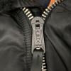 ALPHA INDUSTRIES Black N-3B Flight Jacket Coat M blackUsed