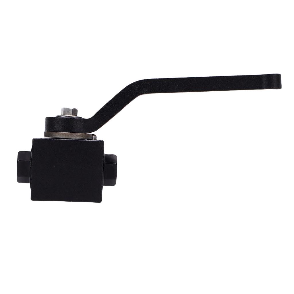 1 8 Inch NPT Brake Line Lock Shut Off Valve Fitting 8000 PSI Aluminium Billet for Brake Fluid Water Fuel Air Black