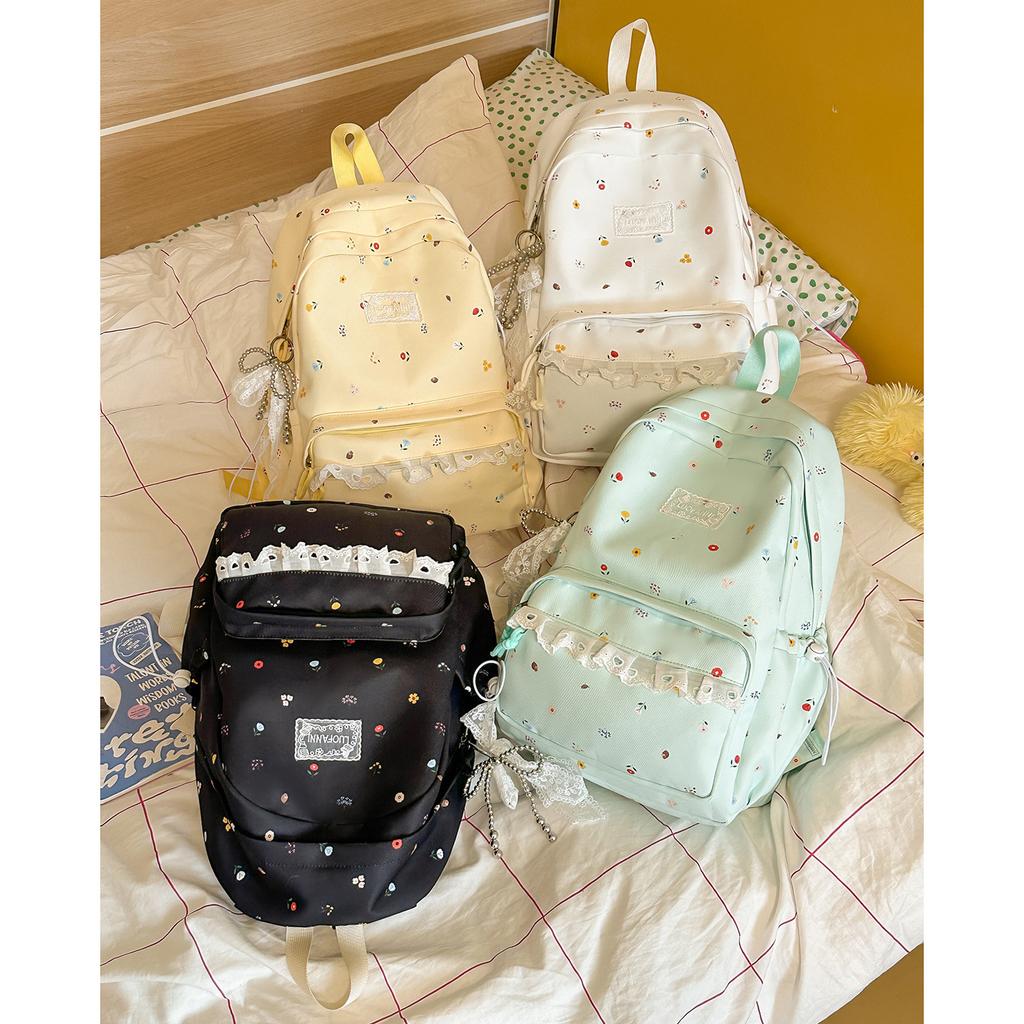 Schoolbag High-value schoolbag Female Korean version Pain bag Large capacity Junior high school student backpack Lightweight primary school