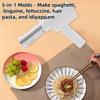 304 Stainless Steel Fully Automatic Household Noodle Machine 5 Mold Handheld Electric Multi Functional Noodle Pressing Machine