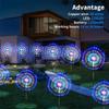 300/420 LED Outdoor Solar Garden Light, Upgraded Fireworks Light, 8 Lighting Modes,outdoor Decoration On Garden Terraces,Halloween,Christmas
