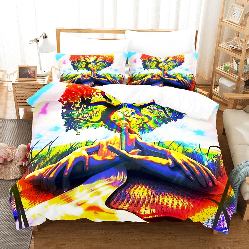 Abstract Art Duvet Cover Set Black and White Pattern King Queen Size for Kids Boys Girls Bedding Set Polyester Comforter Cover
