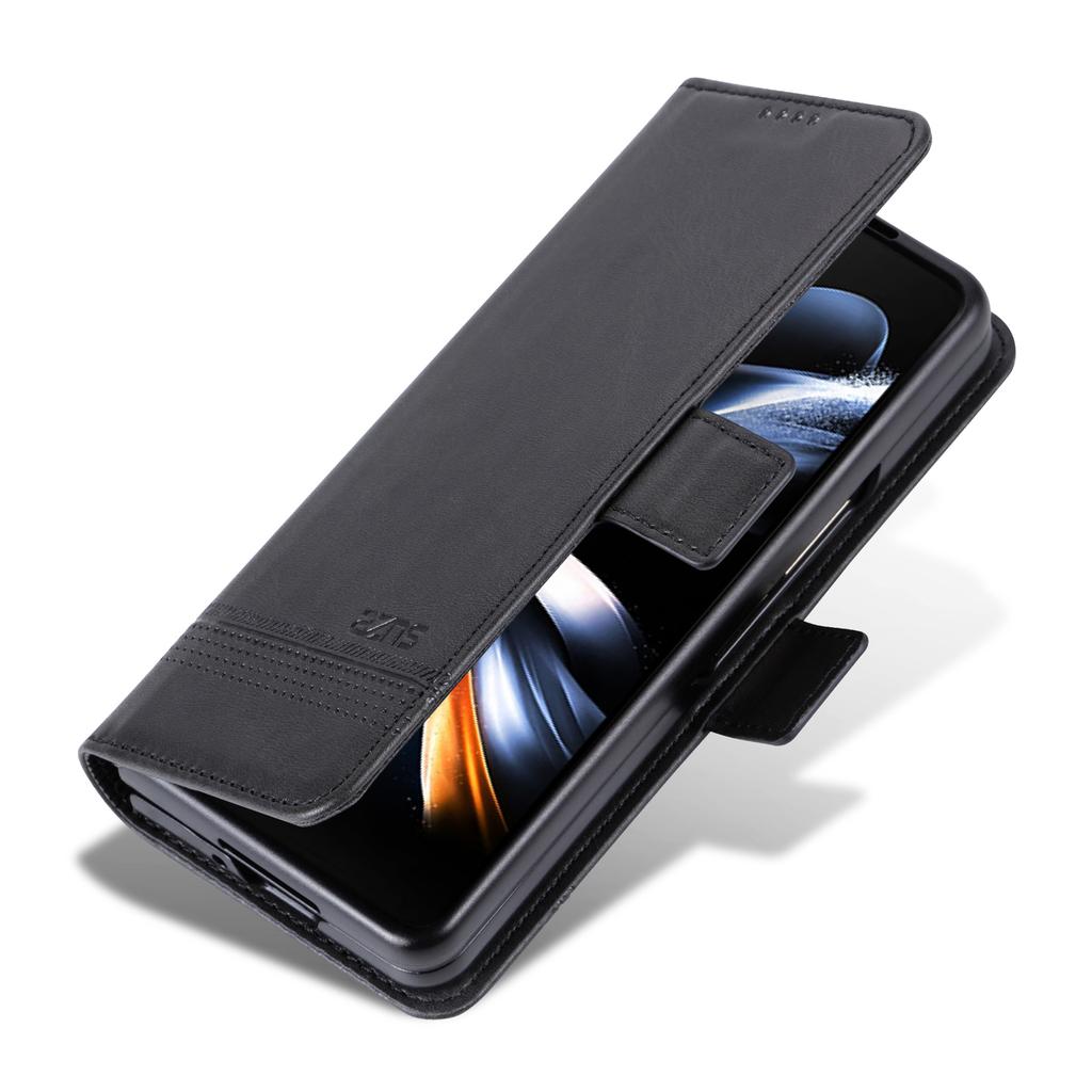 AZNS For Samsung Galaxy Z Fold6 5G Case Wallet PU Leather+PC Phone Cover