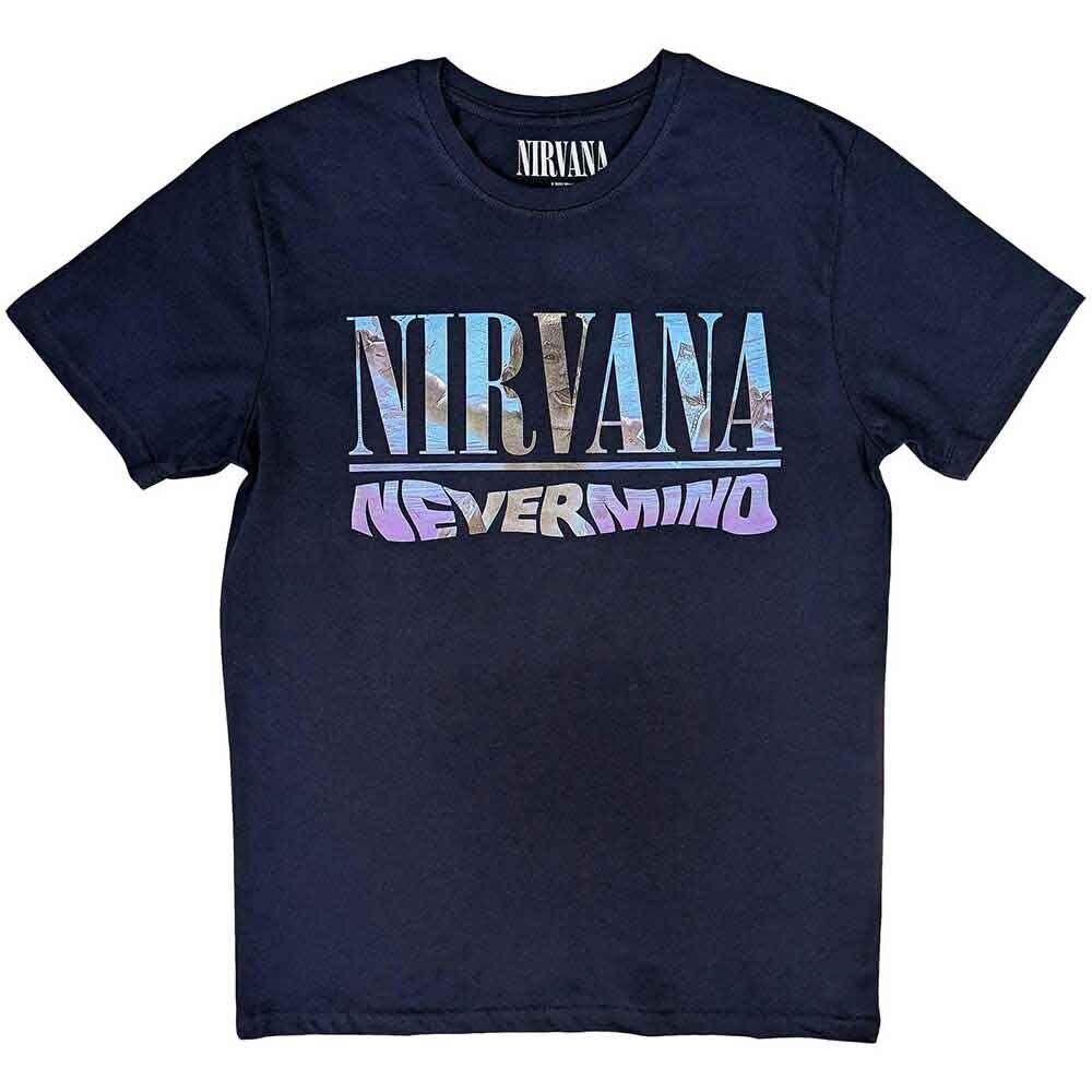 26 Nirvana Nevermind T-Shirt Blue New Unisex T-Shirt XXL